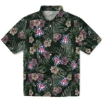 Arizona Wildcats Hawaiian Shirt – Hibiscus Leaves Pattern