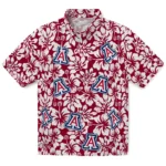 Arizona Wildcats Hawaiian Shirt – Hibiscus Motif