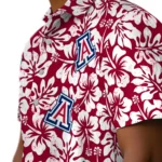 Arizona Wildcats Hawaiian Shirt – Hibiscus Motif
