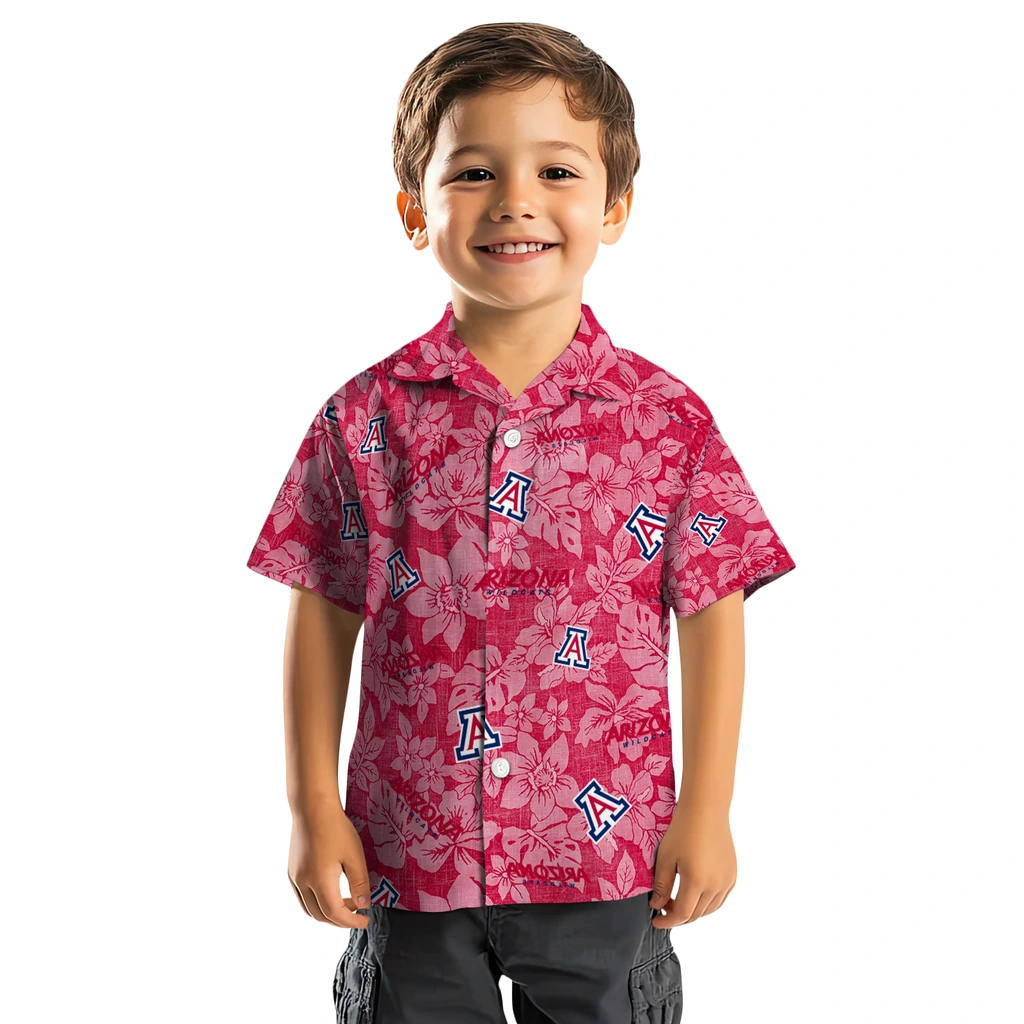 Arizona Wildcats Hawaiian Shirt - Hibiscus Oasis arizona wildcats hibiscus oasis red hawaiian shirts top rated