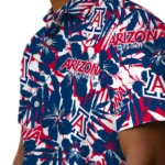 Arizona Wildcats Hawaiian Shirt – Hibiscus Overlay
