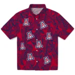 Arizona Wildcats Hawaiian Shirt – Leaf Outline