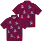Arizona Wildcats Hawaiian Shirt – Leaf Outline