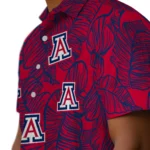 Arizona Wildcats Hawaiian Shirt – Leaf Outline