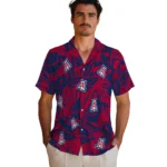 Arizona Wildcats Hawaiian Shirt – Monstera Layer