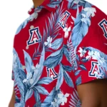 Arizona Wildcats Hawaiian Shirt – Palm Leaves