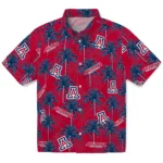 Arizona Wildcats Hawaiian Shirt – Palm Tree Motif