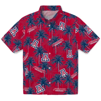 arizona wildcats palm grove red hawaiian shirts best selling