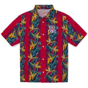 arizona wildcats paradise vines red hawaiian shirts best selling