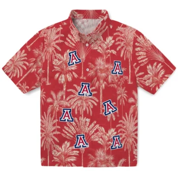 arizona wildcats palm shadows red hawaiian shirts best selling