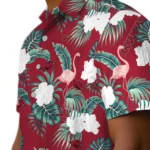 Arkansas Razorbacks Hawaiian Shirt – Flamingo and Hibiscus