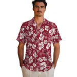 Arkansas Razorbacks Hawaiian Shirt – Hibiscus Flower Design