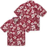 Arkansas Razorbacks Hawaiian Shirt – Hibiscus Flower Design