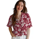 Arkansas Razorbacks Hawaiian Shirt – Hibiscus Flower Design