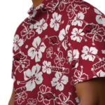 Arkansas Razorbacks Hawaiian Shirt – Hibiscus Flower Design
