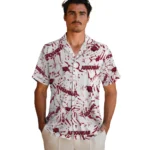 Arkansas Razorbacks Hawaiian Shirt – Hibiscus Overlay