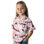 Arkansas Razorbacks Hawaiian Shirt – Hibiscus Overlay