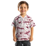 Arkansas Razorbacks Hawaiian Shirt – Hibiscus Overlay