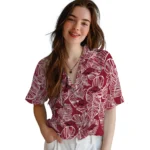Arkansas Razorbacks Hawaiian Shirt – Leaf Outline