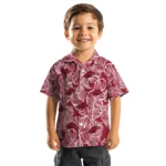 Arkansas Razorbacks Hawaiian Shirt – Leaf Outline