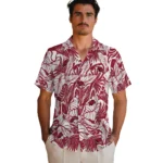 Arkansas Razorbacks Hawaiian Shirt – Monstera Layer
