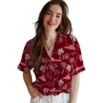 Arkansas Razorbacks Hawaiian Shirt – Palm And Clouds