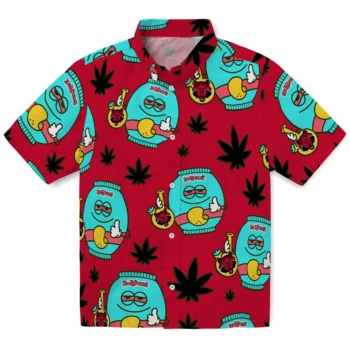 arkansas state red wolves bong smile scarlet hawaiian shirts best selling