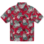 Arkansas State Red Wolves Hawaiian Shirt – Flamingo and Hibiscus