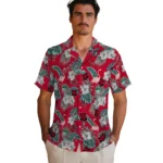 Arkansas State Red Wolves Hawaiian Shirt – Flamingo and Hibiscus