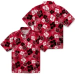 Arkansas State Red Wolves Hawaiian Shirt – Hibiscus Flower Design