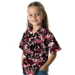 Arkansas State Red Wolves Hawaiian Shirt – Hibiscus Overlay