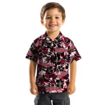 Arkansas State Red Wolves Hawaiian Shirt – Hibiscus Overlay
