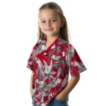 Arkansas State Red Wolves Hawaiian Shirt – Palm Leaves