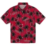 Arkansas State Red Wolves Hawaiian Shirt – Palm Tree Motif