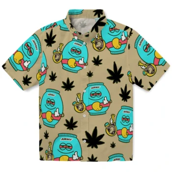 army black knights bong smile gold hawaiian shirts best selling