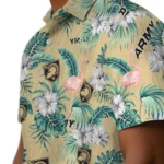 Army Black Knights Hawaiian Shirt – Flamingo and Hibiscus