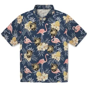 army black knights flamingo hibiscus navy hawaiian shirts best selling
