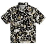 Army Black Knights Hawaiian Shirt – Hibiscus Overlay