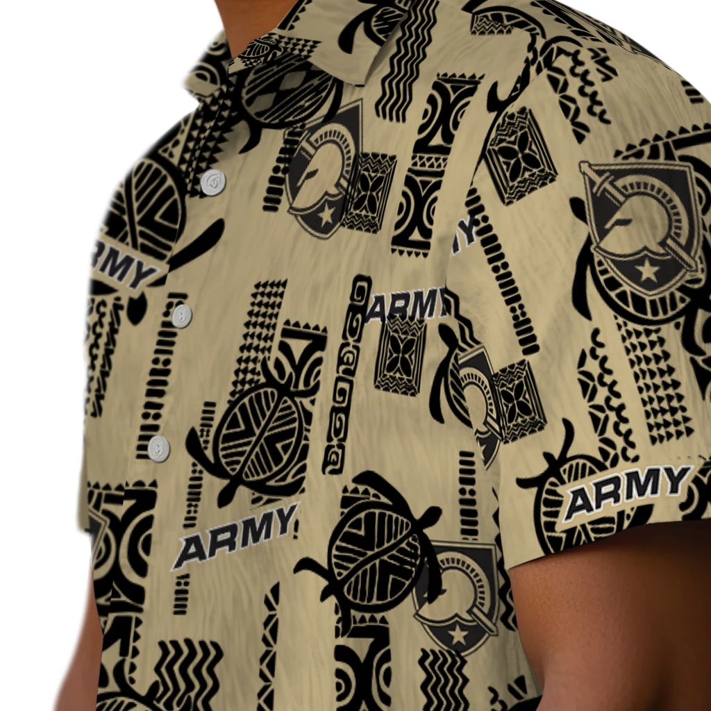 Army Black Knights Hawaiian Shirt - Turtle Lines army black knights turtle lines gold hawaiian shirts trendy