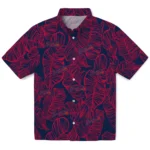Atlanta Braves Hawaiian Shirt – Leaf Outline