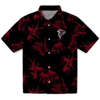 atlanta falcons bamboo branches red black hawaiian shirts best selling