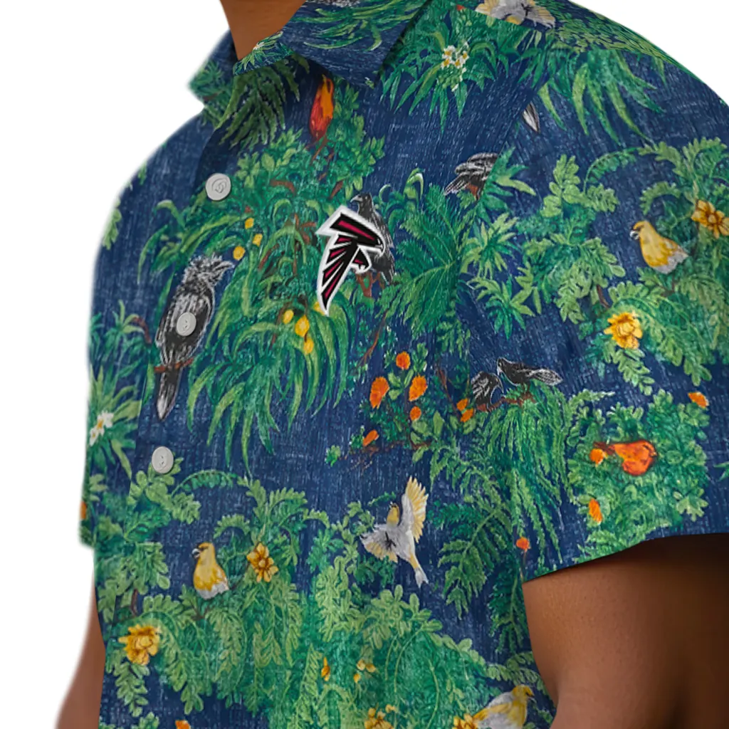 Atlanta Falcons Hawaiian Shirt - Bird Canopy atlanta falcons bird canopy green hawaiian shirts trendy
