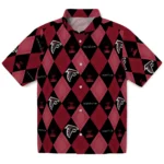 Atlanta Falcons Hawaiian Shirt – Golfing Plaid
