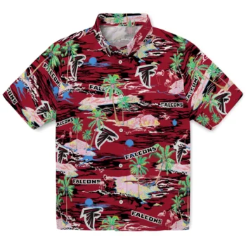 atlanta falcons flamingo retreat red hawaiian shirts best selling