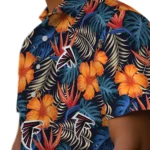 Atlanta Falcons Hawaiian Shirt – Hibiscus Foliage