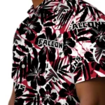 Atlanta Falcons Hawaiian Shirt – Hibiscus Overlay