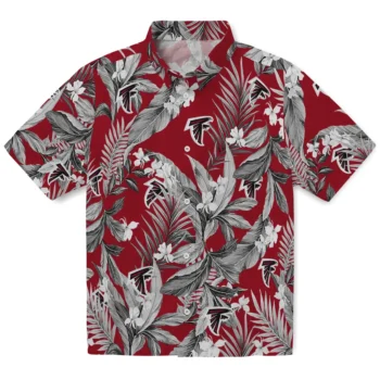 atlanta falcons palm leaves red hawaiian shirts best selling