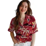 Atlanta Falcons Hawaiian Shirt – Palm Tree Island