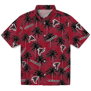 atlanta falcons palm grove red hawaiian shirts best selling