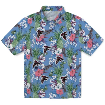 atlanta falcons pineapple bouquet best sky blue hawaiian shirts best selling